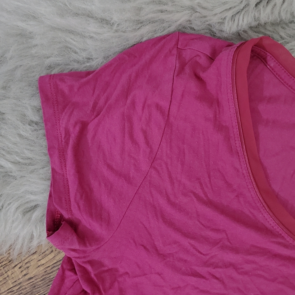 BANANA REPUBLIC Double Trim Luxery Touch Wide Neck Tee- Best Seller - Picture 5 of 7